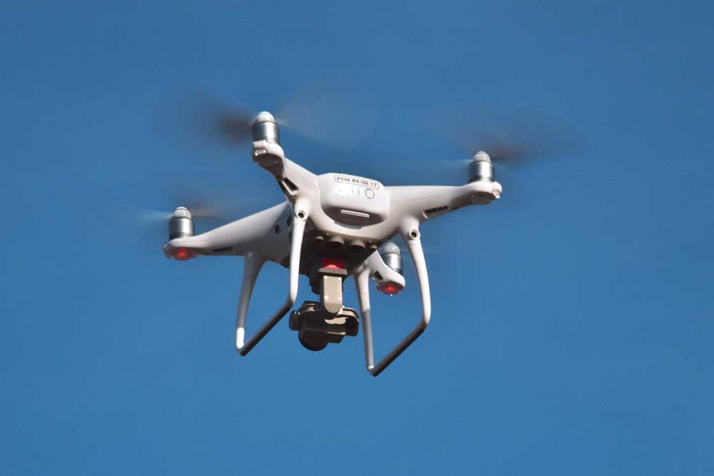 A Phantom Drone in the air